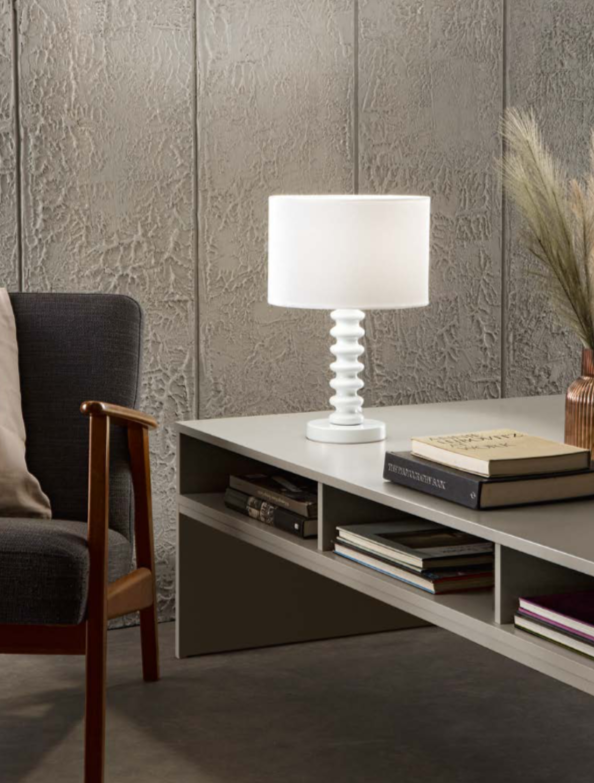 Lume in metallo con decori tondeggianti nella variante bianco-rosso-blu-verde 1XE27 non incl. SULTAN Lume in metallo con decori tondeggianti nella variante bianco-rosso-blu-verde 1XE27 non incl. SULTAN